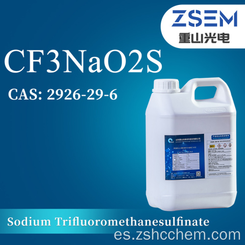 Trifluorometanosulfinato de sodio CAS: intermedios farmacéuticos 2926-29-6 CF3NaO2S